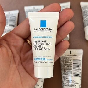 La Roche-Posay Toleriane Hydrating Gentle Cleanser travel samples YOU GET 12
